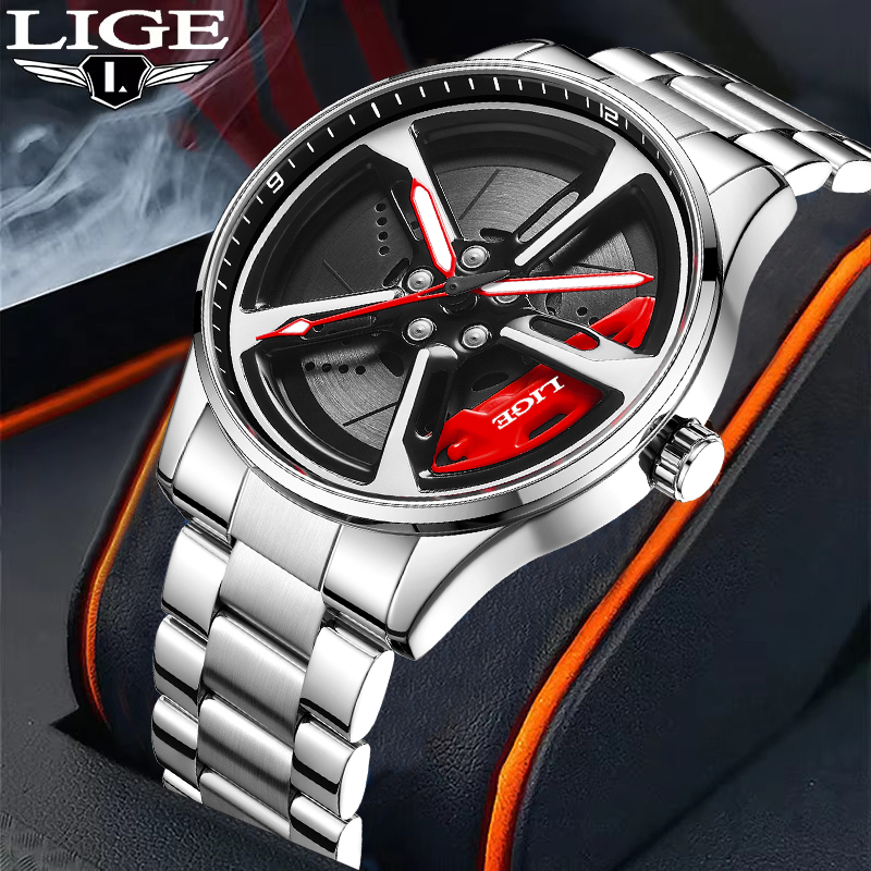Resistance Bands - LIGE Unique Creative Quartz Man Watch