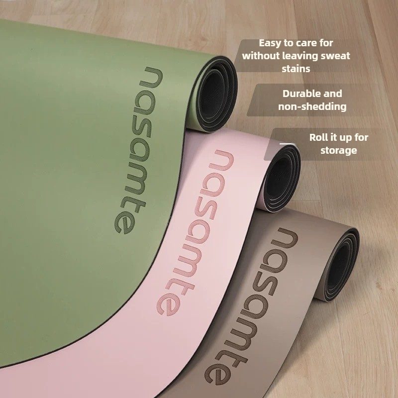 Yoga And Fitness Studio - Non-Slip Yoga Mats Pure Color Rubber