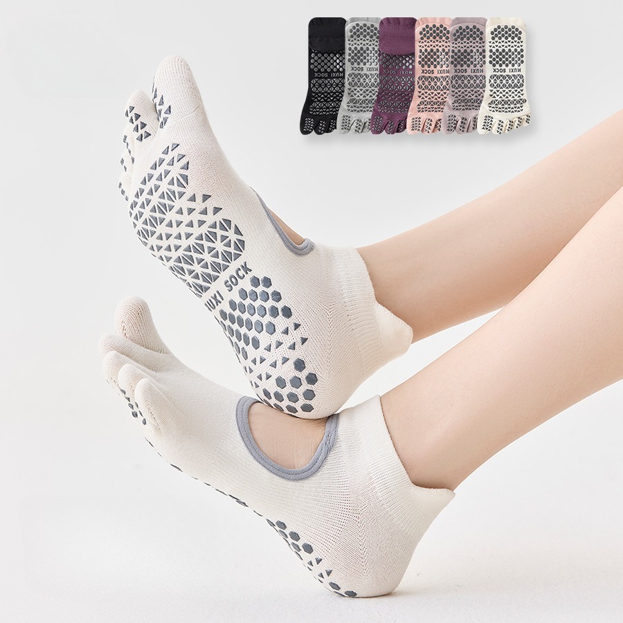 Yoga Fitness For Men - Women's Professional Yoga Socks with Five