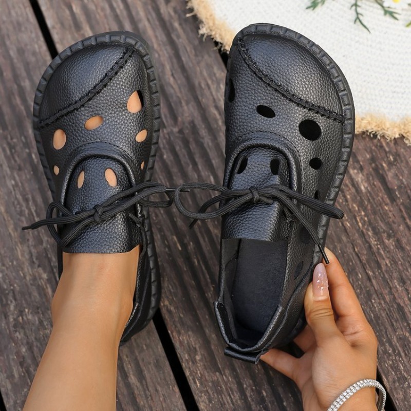 Resistance Bands - 2026 Summer New Hollow-Out Lace-Up Sandals