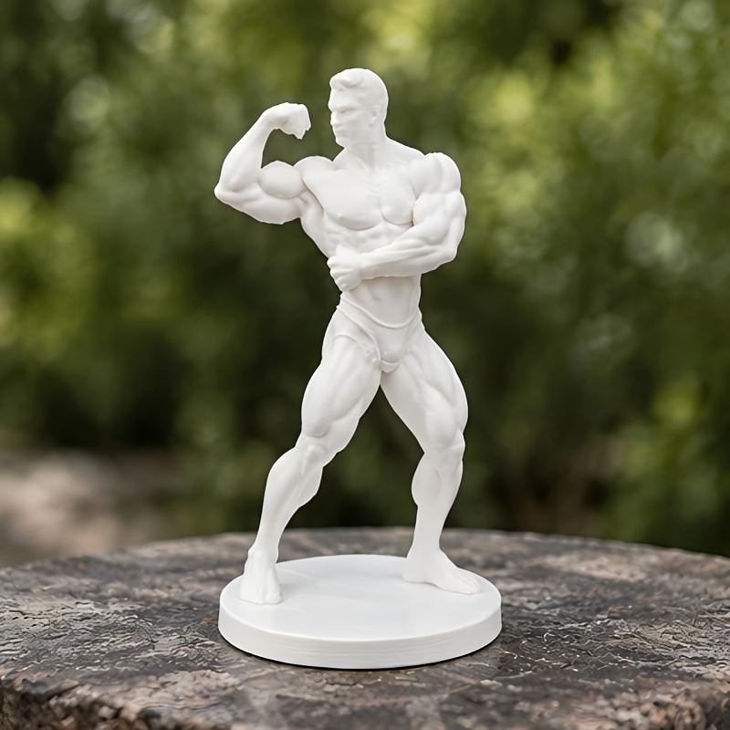 Yoga And Fitness Studio - 1/2 Piece Fitness Trainer Sculpture Ornament,