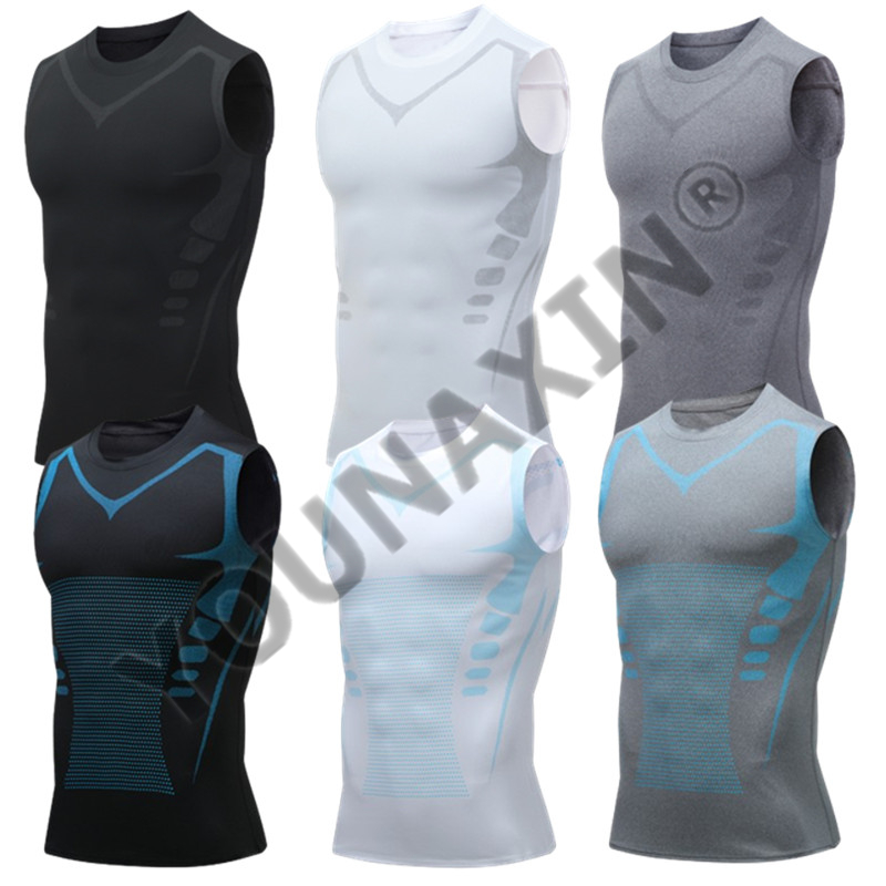 Yoga Fitness For Men - 3 Pieces Men's Sleeveless T-Shirts Base