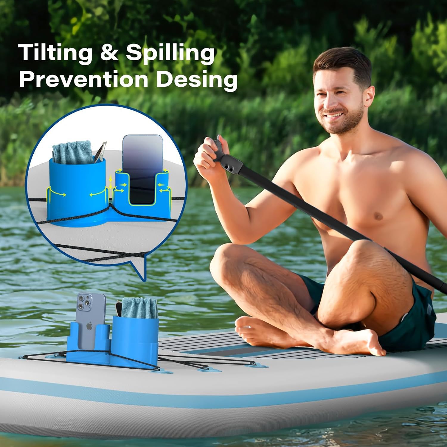 Jump Rope - Kayak Drink Holder Surfboard Kayak Beverage