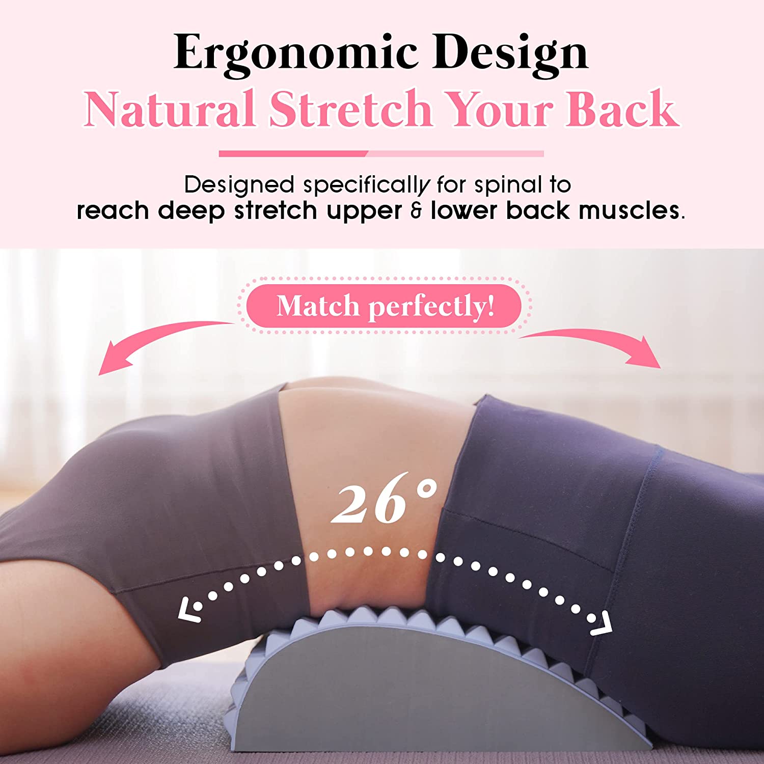 Posture Corrector Back - Lower Back Pain Relief Treatment Stretcher