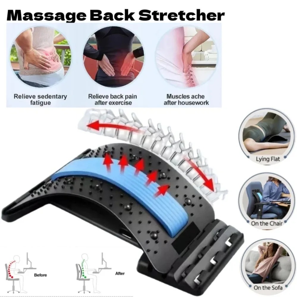 Lumbar Back Stretcher 4 Level  - Posture Corrector Back recension och pris