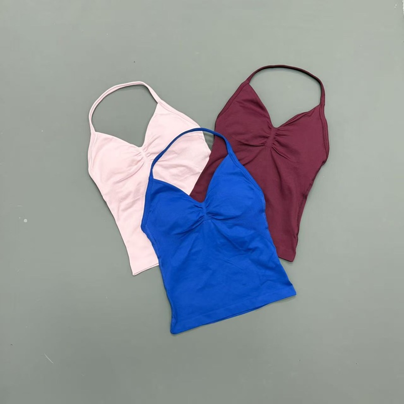 Gym Women Sports Tank Top Seam - Yoga Fitness Matte recension och pris