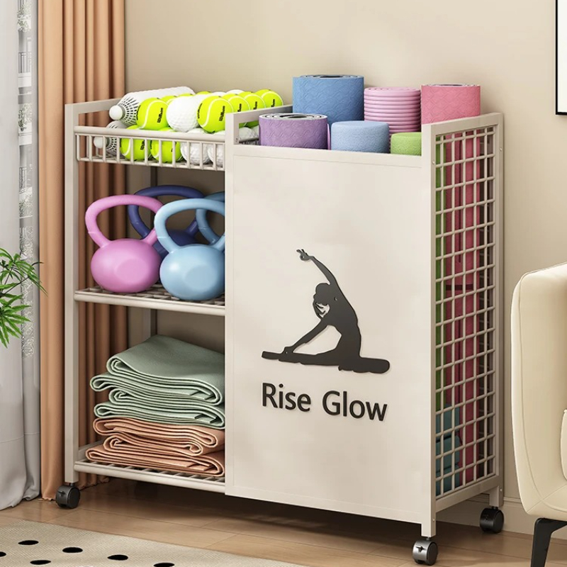 Mobile Fitness Cart with Wheel - Yoga And Fitness Studio recension och pris
