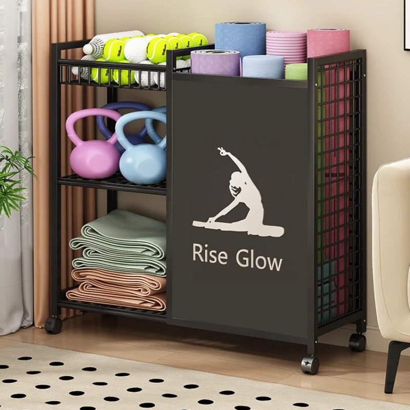 Mobile Fitness Cart with Wheel - Yoga And Fitness Studio recension och pris