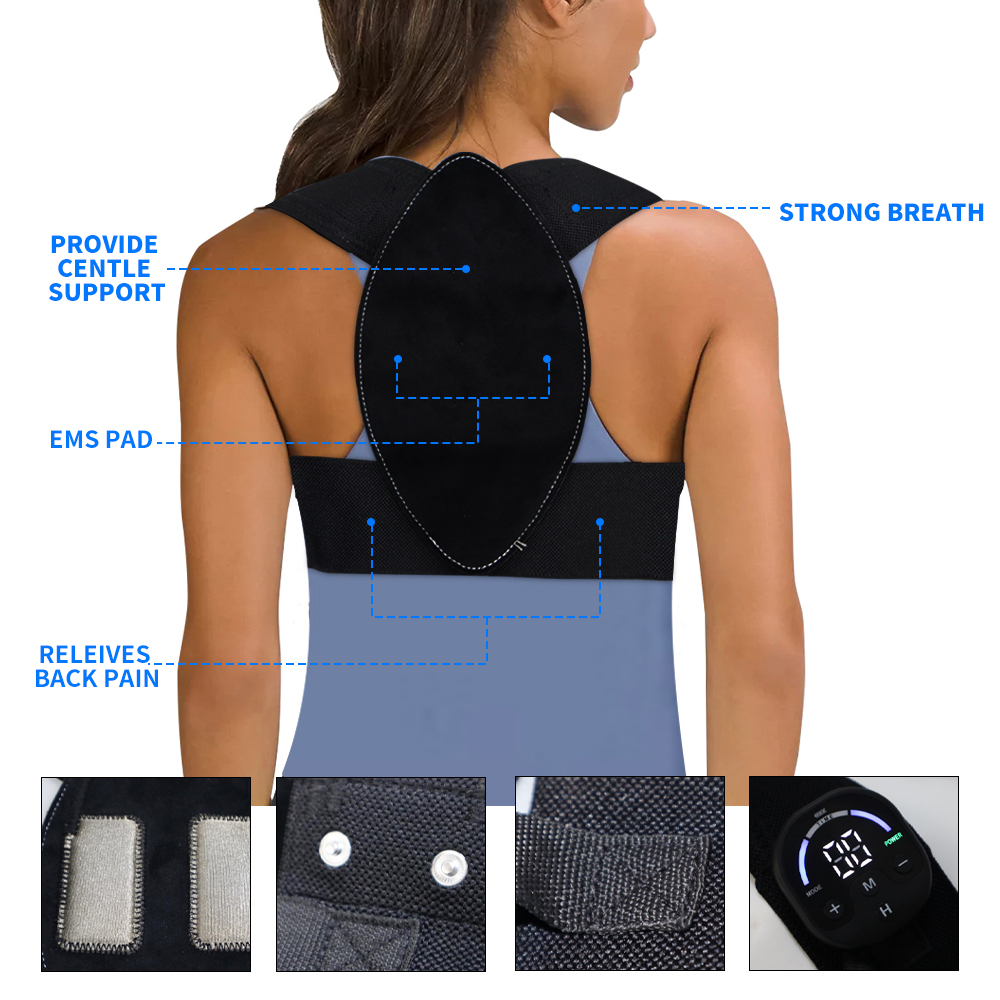 EMS Posture Corrector Belt for - Posture Corrector Back recension och pris