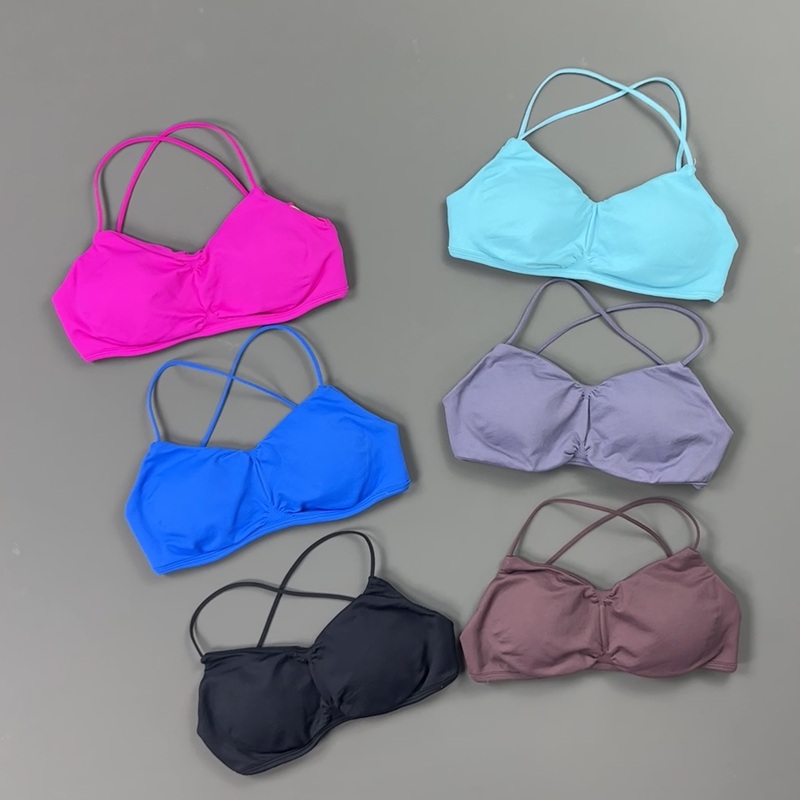 HISTELLO Front Ruched Cross Ba - Yoga Fitness Matte recension och pris
