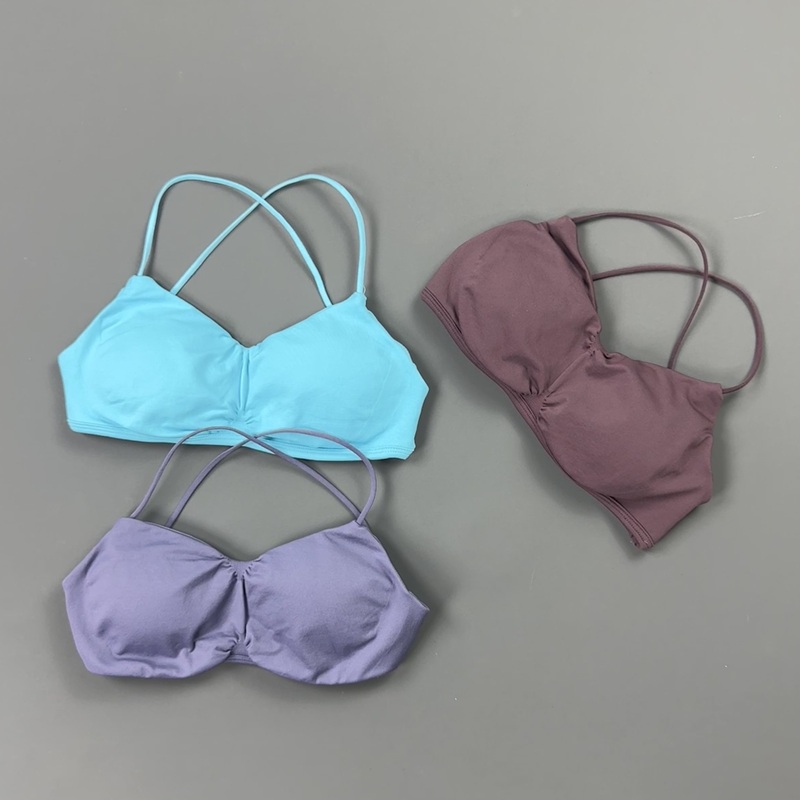 HISTELLO Front Ruched Cross Ba - Yoga Fitness Matte recension och pris