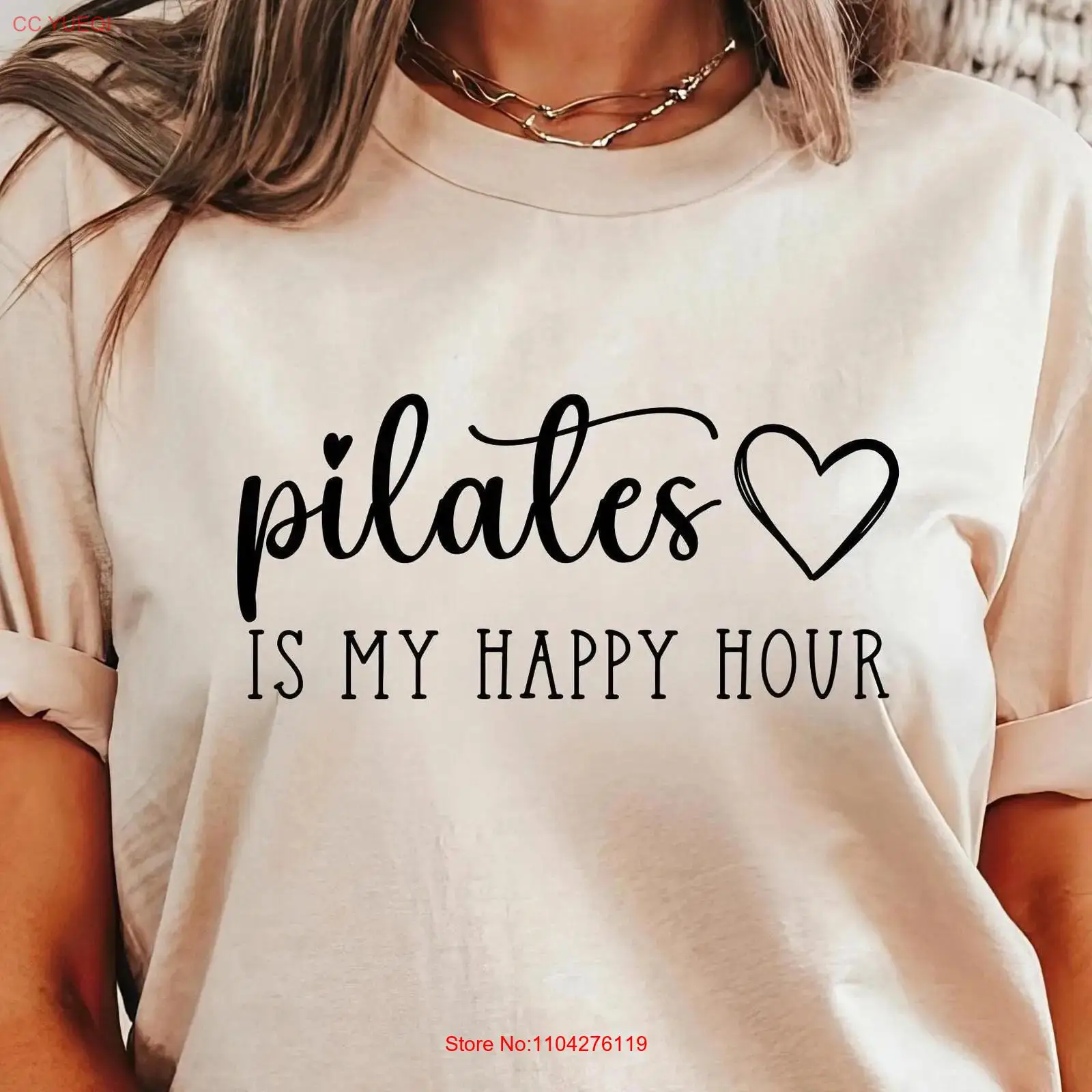 Pilates is my Happy Hour T Shi - Yoga And Fitness Instructor recension och pris