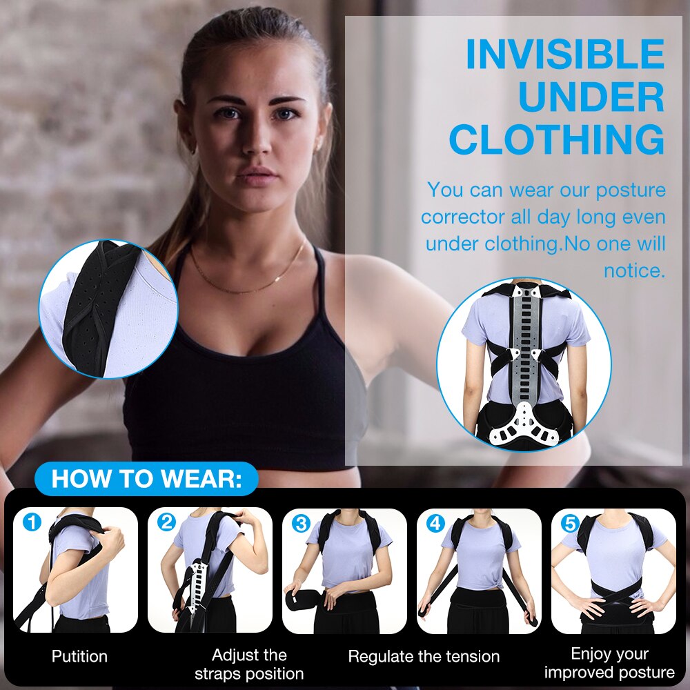 Lumbar Spinal Bad Back Posture - Posture Corrector Back recension och pris
