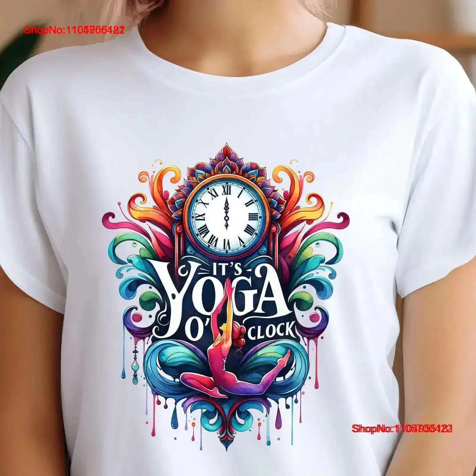 Yoga T Shirt It's O'Clock Medi - Yoga And Fitness Instructor recension och pris