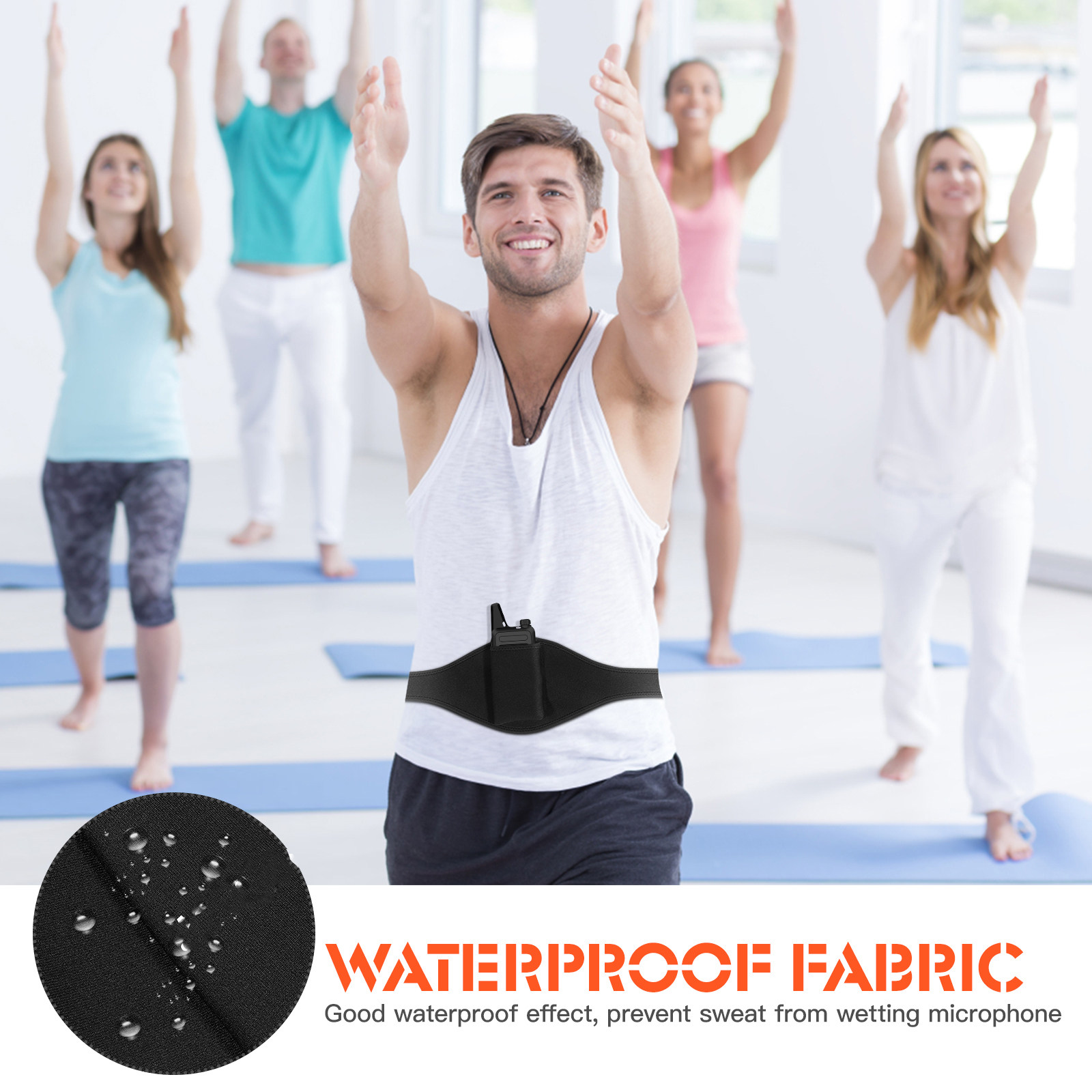 Mic Belt Adjustable Microphone - Yoga And Fitness Instructor recension och pris