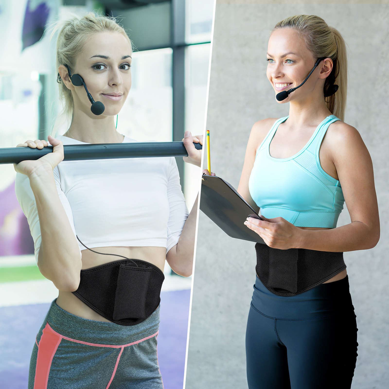 Professional Mic Belt for Fitn - Yoga And Fitness Instructor recension och pris
