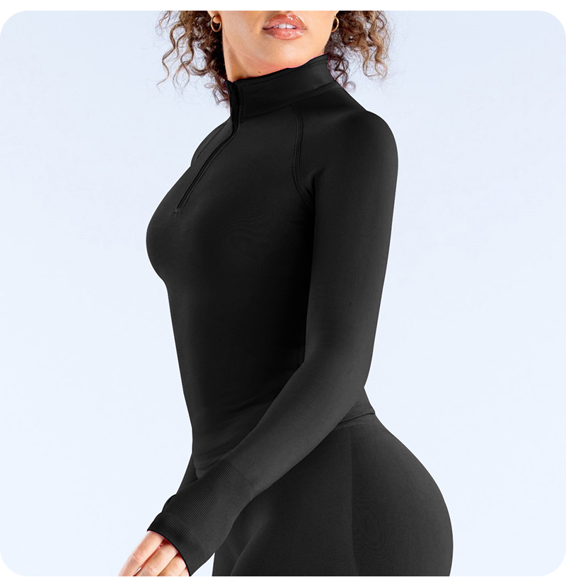 Half Zipper Long Sleeve Yoga S - Yoga Daily Fitness recension och pris