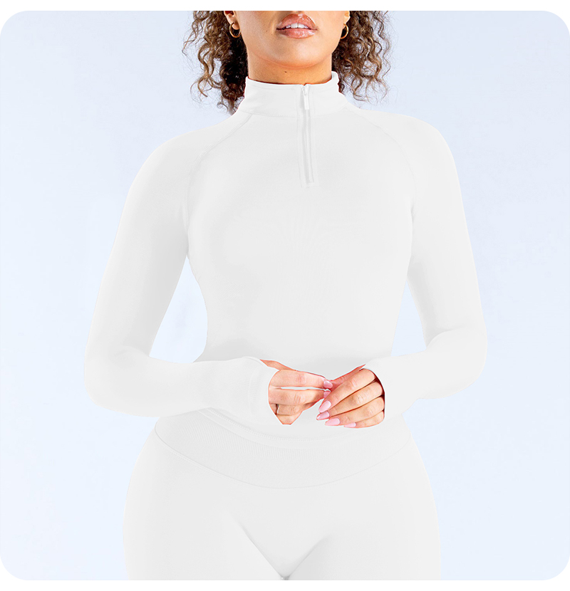 Half Zipper Long Sleeve Yoga S - Yoga Daily Fitness recension och pris