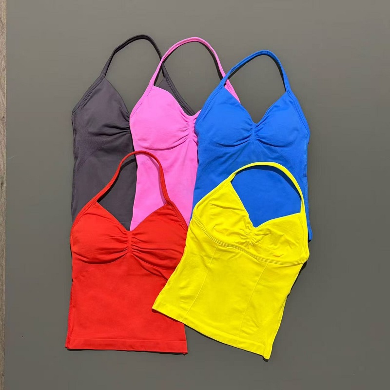 Gym Sports Tops Women Seamless - Yoga Fitness Matte recension och pris