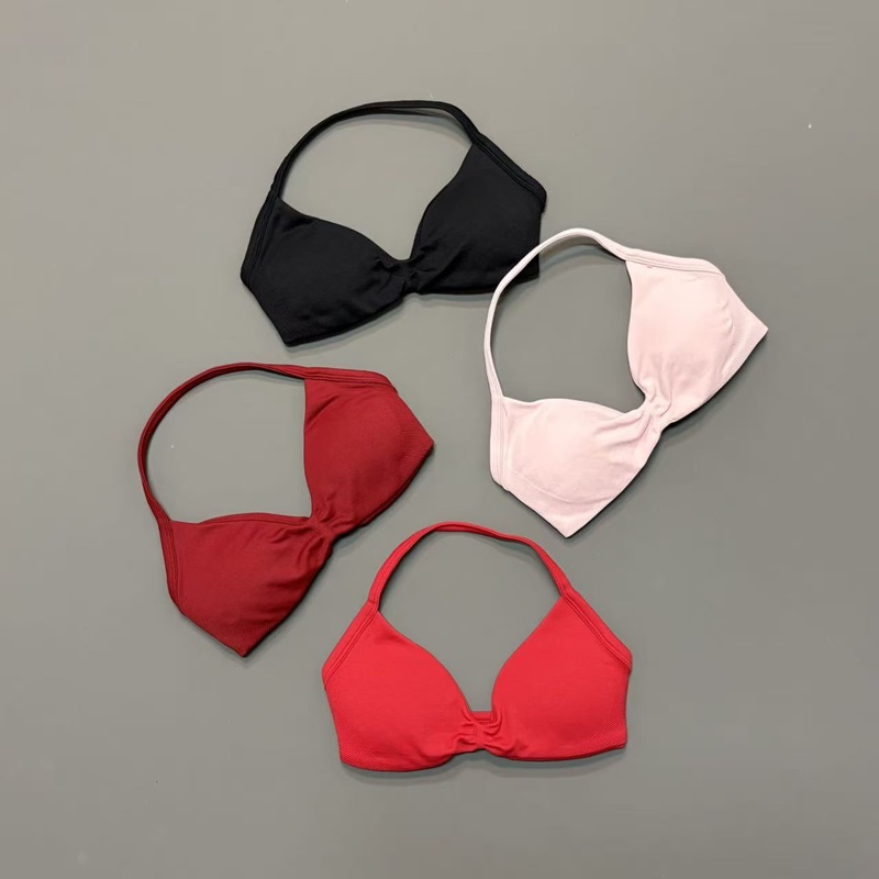 Women Halter Sports Bra V-Neck - Yoga Fitness Matte recension och pris