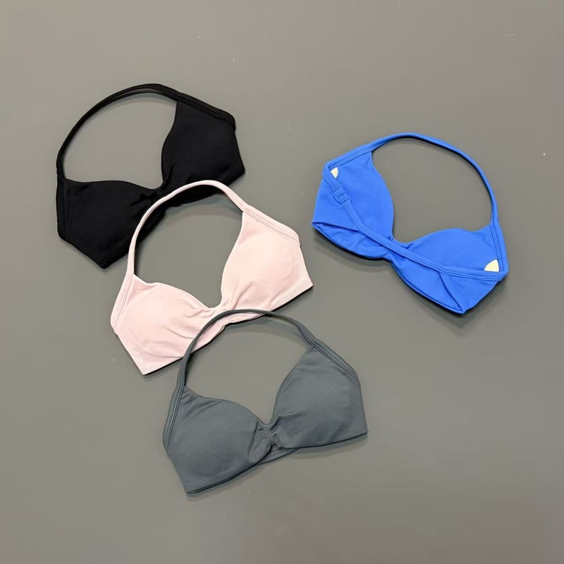 Women Halter Sports Bra V-Neck - Yoga Fitness Matte recension och pris