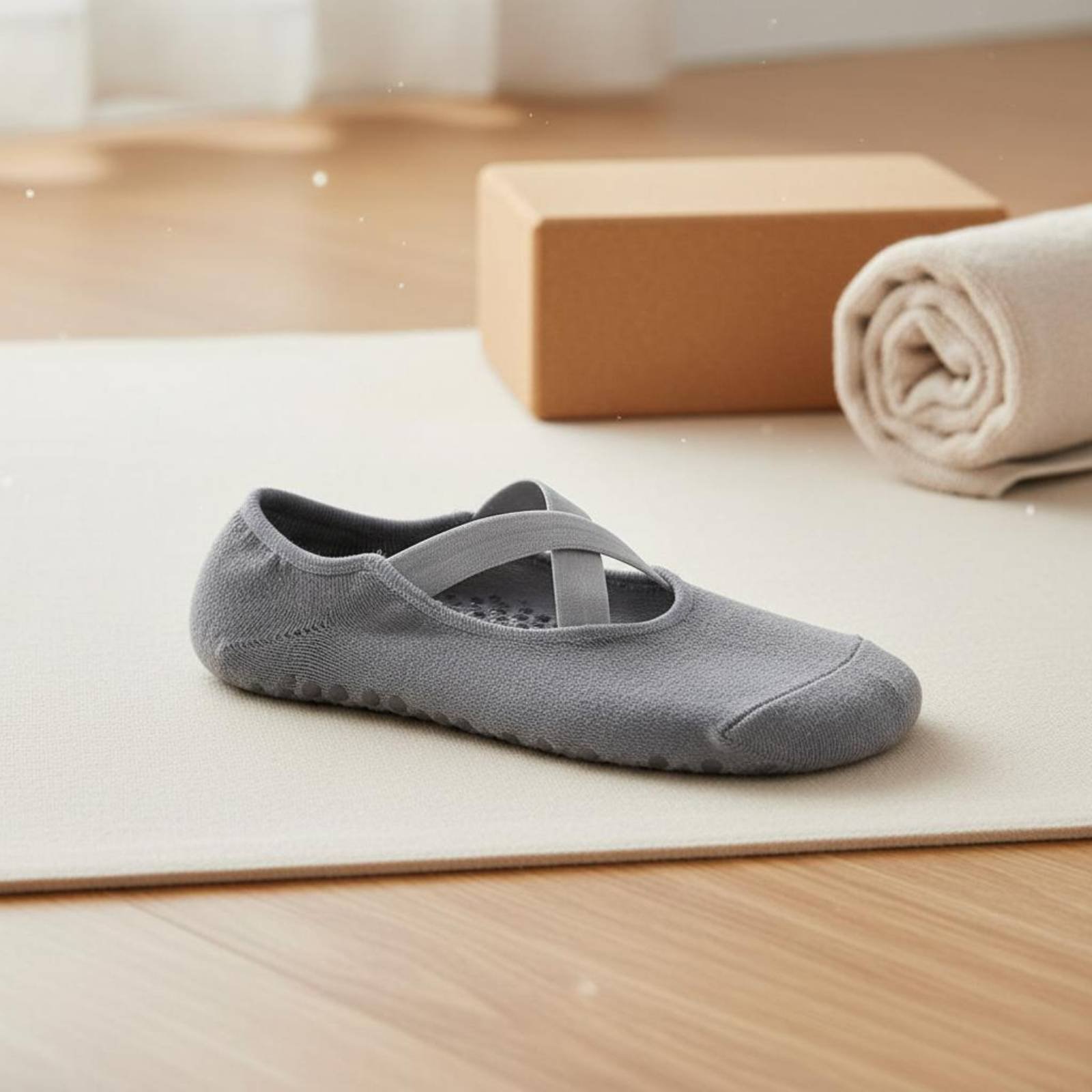 Non Slip Fitness Socks Breatha - Yoga And Fitness Studio recension och pris