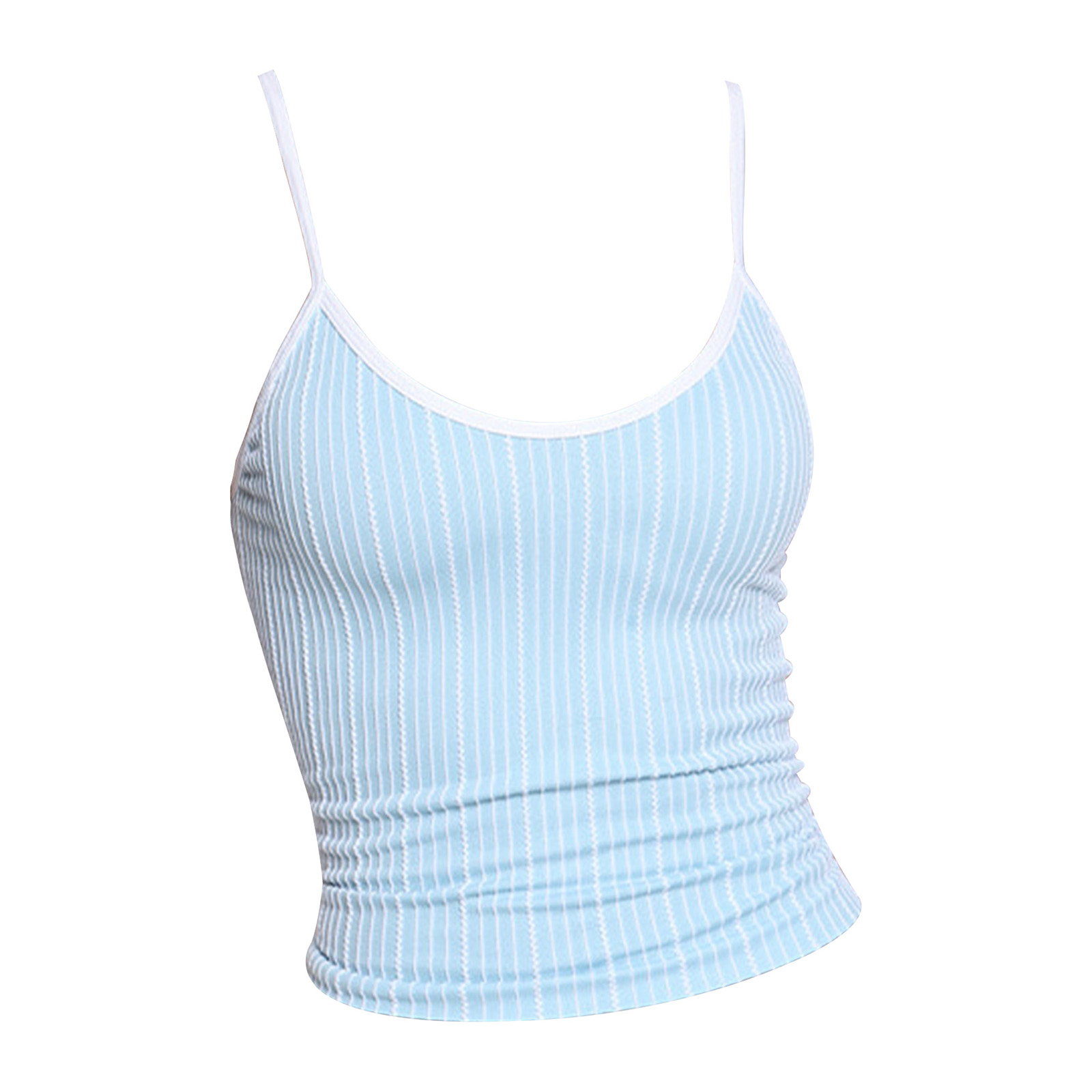 Women U Neck Striped Adjustabl - Yoga Daily Fitness recension och pris