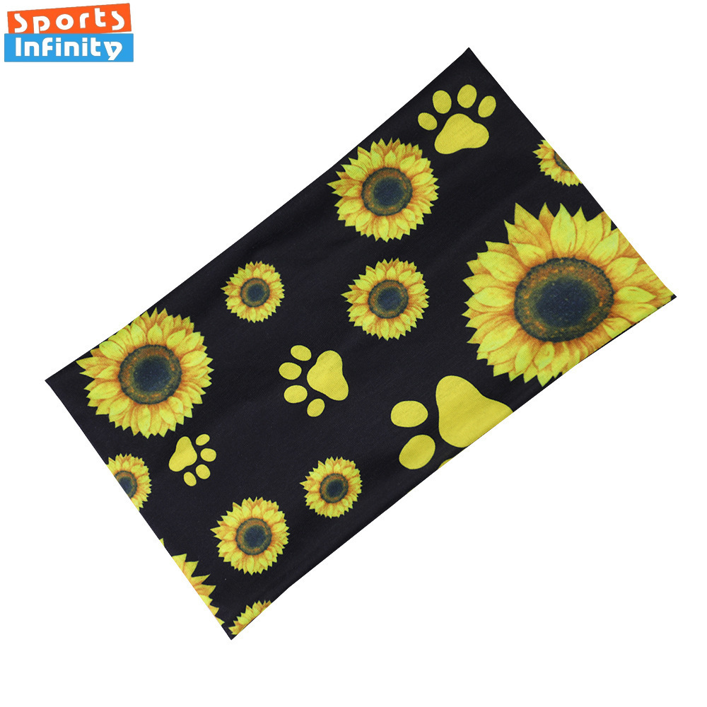 Sunflower Printed Elastic Wide - Yoga Daily Fitness recension och pris