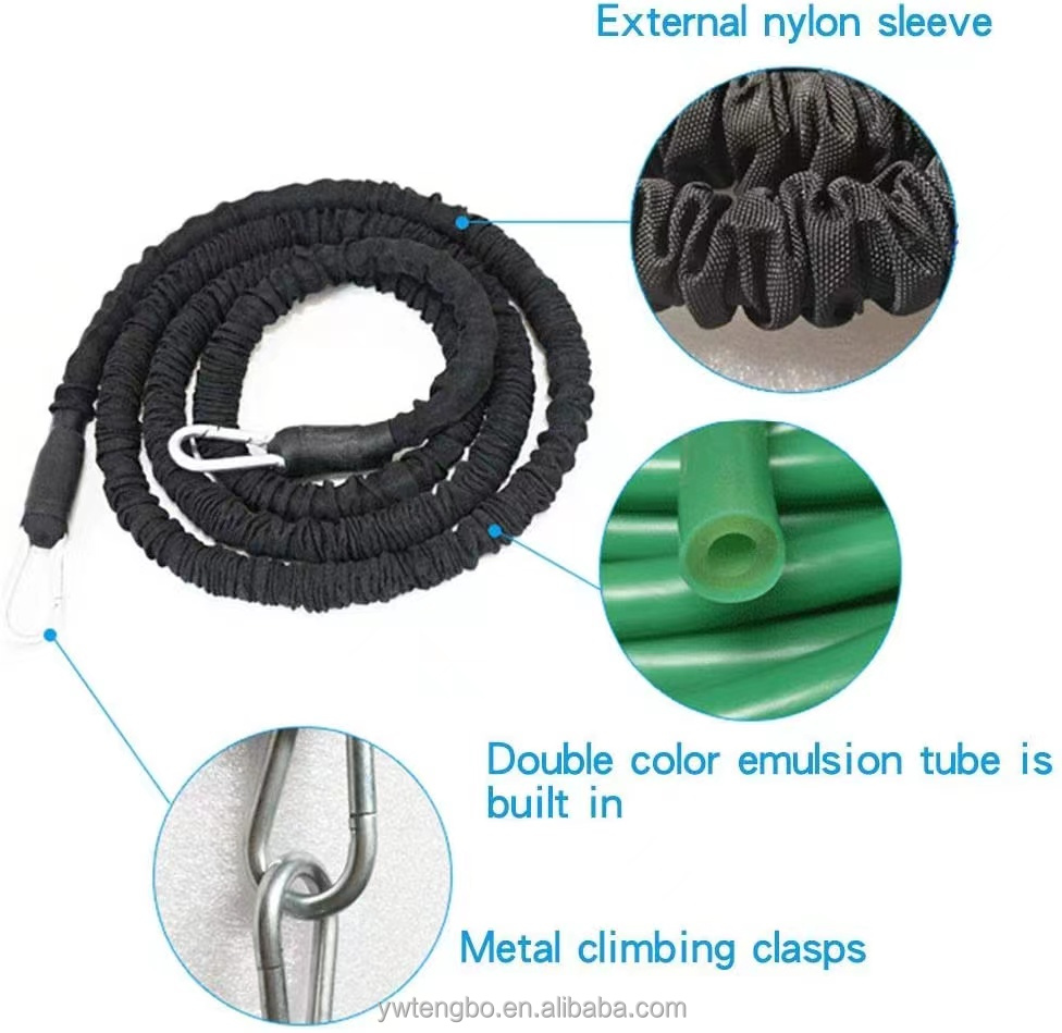 Dual Resistance Latex Pull Rop - Jump Rope recension och pris